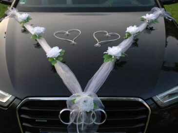 Car rose decoration for wedding